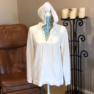 Loft cream sweater NWT